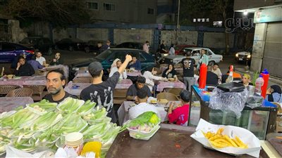 ليلة شم النسيم، إقبال كبير على مطاعم الفسيخ والرنجة بمنطقة السيدة زينب (فيديو وصور)
