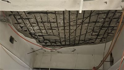 بعد سقوط أجزاء منه، تشكيل لجنة هندسية لفحص حالة مبنى الغسيل الكلوي بمستشفى الفيوم العام