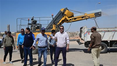 رئيس جهاز تنمية مدينة العاشر من رمضان يتفقد أعمال تطوير المناطق الصناعية