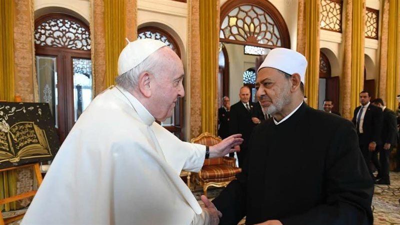 شيخ الأزهر وبابا