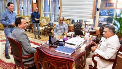 محافظ الدقهلية يستقبل رئيس شركة شمال الدلتا لتوزيع الكهرباء الجديد 