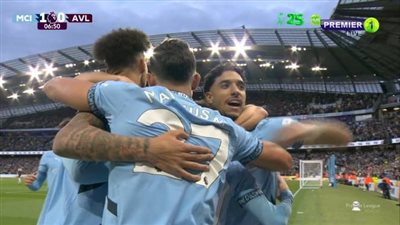 صناعة مرموش، سيلفا يتقدم بالهدف الأول لمانشستر سيتي في مرمى أستون فيلا 