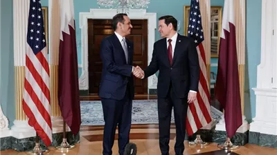 رئيس وزراء قطر: نسعى لوقف إطلاق النار بغزة ورفع العقوبات عن سوريا