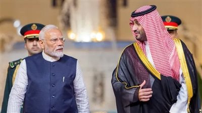 الأمير محمد بن سلمان يستقبل رئيس وزراء الهند في قصر السلام 