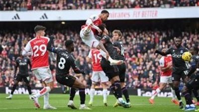 التشكيل المتوقع لمباراة آرسنال وكريستال بالاس في الدوري الإنجليزي