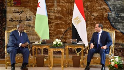  انطلاق القمة المصرية الجيبوتية لبحث تطورات أوضاع البحر الأحمر والقرن الأفريقي
