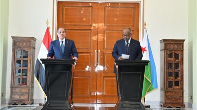 السيسي: إطلاق برنامج طموح ومشترك لتحقيق أمن الطاقة في جيبوتي