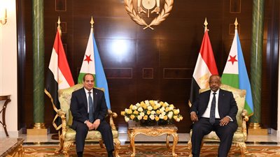  السيسي وجيلة يرحبان بمبادرة افتتاح مركز الأزهر الشريف لتعليم اللغة العربية في جيبوتي