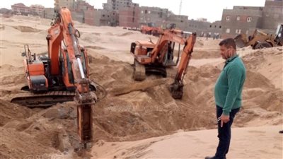 إزالة 16 حالة تعدٍ على الأراضي الزراعية وأملاك الدولة بكفر الشيخ