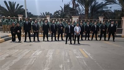 41 فرد أمن وحراسات خاصة لتأمين حفل زفاف ليلى أحمد زاهر وهشام جمال (صور)