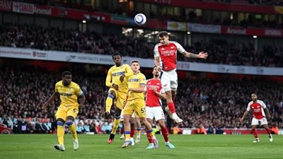 الدوري الإنجليزي، أرسنال يتقدم على كريستال بالاس في الشوط الأول 