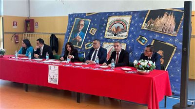 أكاديمية الفنون بروما تحتفل بنجيب محفوظ من مدرسته بميلانو (صور)