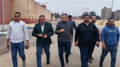 رئيس مياه الغربية يتفقد سير العمل بمحطة الملاحية بطنطا