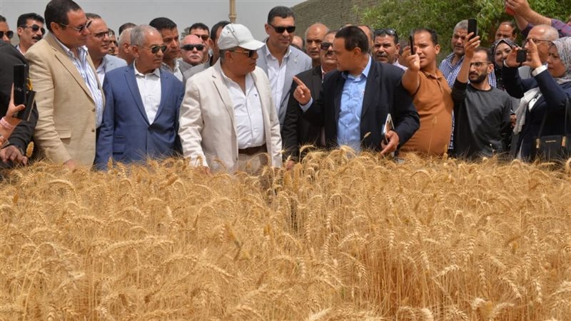محافظ الدقهلية بأراضي