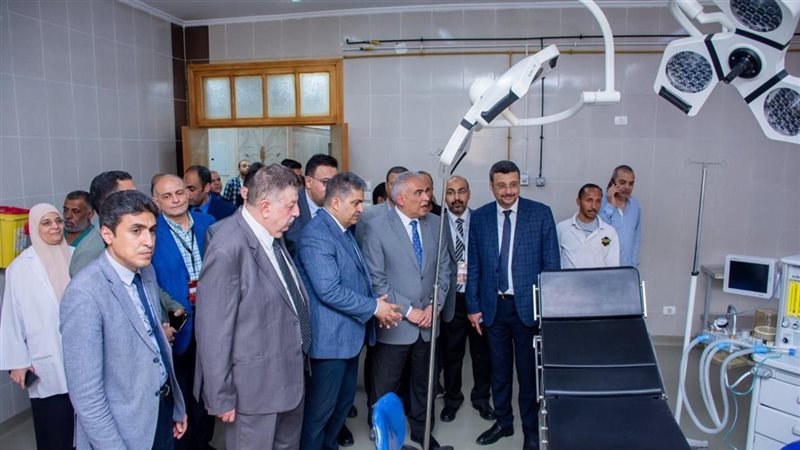 افتتاح وحدة الحروق