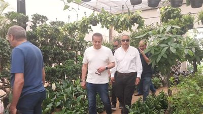 نائب رئيس الوزراء يزور معرض زهور الربيع