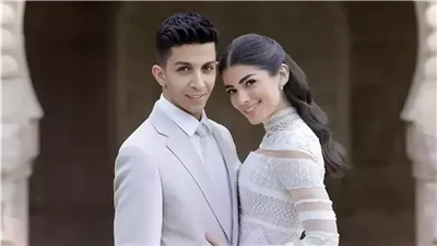 إنجي علاء تهنئ هشام جمال وليلى زاهر بزواجهما