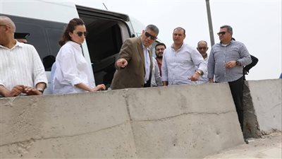 محافظ الجيزة يتابع أعمال تطوير المنطقة المحيطة بالمتحف المصري الكبير