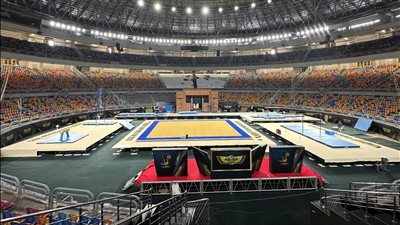 اليوم انطلاق كأس العالم للجمباز الفني بالقاهرة 