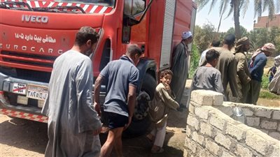 مصرع طفلة في حريق منزلين بسوهاج 