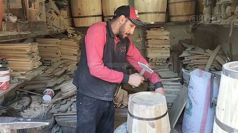 صناعة البراميل الخشب