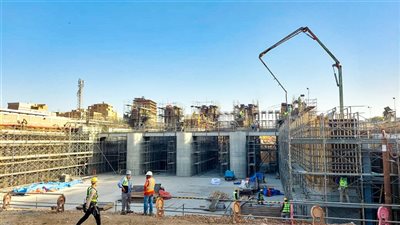 تنفيذ 79% من مشروع إنشاء قناطر ديروط الجديدة 