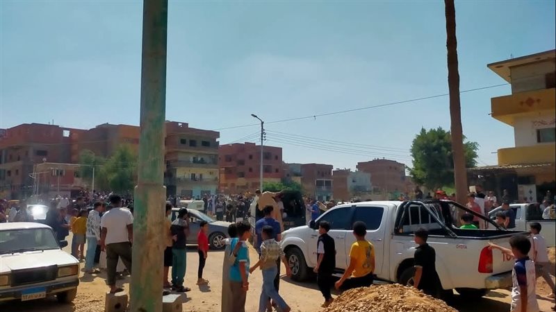 جانب من مكان الحادث،