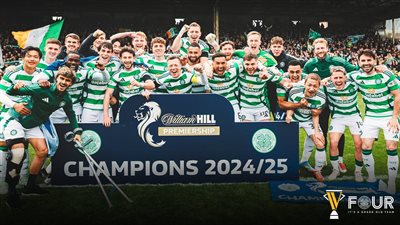 سلتيك يتوج بلقب الدوري الأسكتلندي للمرة 55 في تاريخه ويعادل إنجاز رينجرز