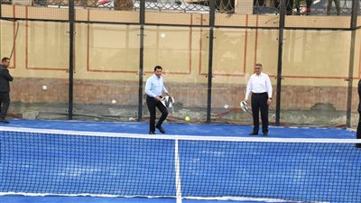 وزير الرياضة ومحافظ الجيزة يفتتحان ملاعب نادي الصحفيين النهري