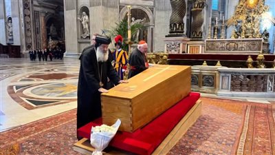 وفد كنسي أرثوذكسي يشارك في جنازة بابا الڤاتيكان