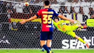 برشلونة يتقدم على ريال مدريد بهدف بيدري بالشوط الأول في كأس ملك إسبانيا (فيديو وصور)