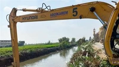 الري: نزع حشائش بأطوال 26 ألف كيلومتر وتجريف 6.20 مليون متر مكعب 