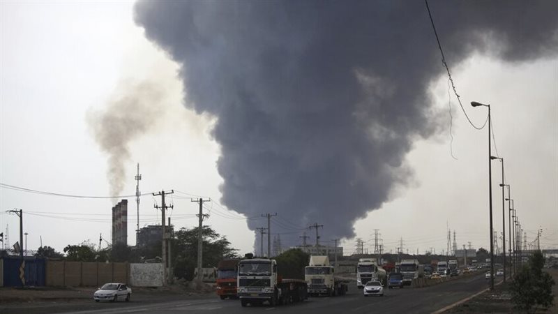 انفجار ميناء في إيران،