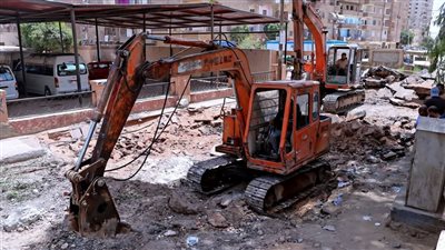  بدء إنشاء كوبري المشاة أعلى السكة الحديد بسوهاج 