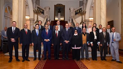 القضايا الإقليمية والأمن المائى الأبرز، تفاصيل لقاء وزير الخارجية مع أعضاء 