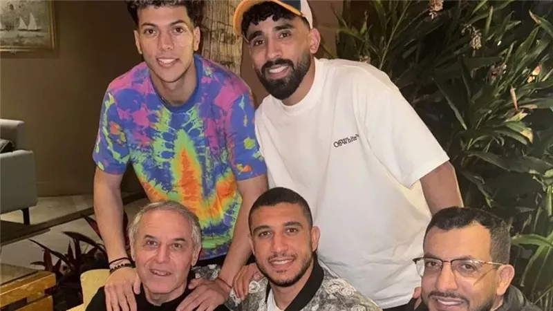 لاعبي الأهلي وكولر