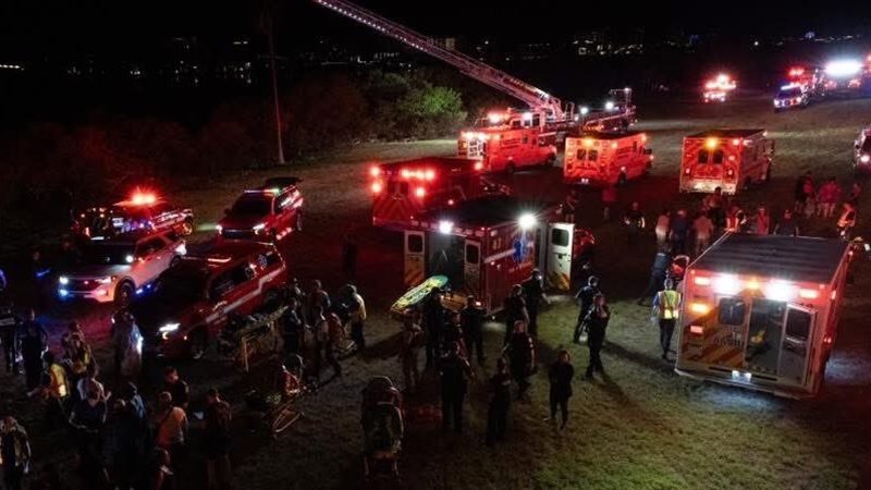 موقع الحادث فى فلوريدا،