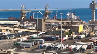 تداول 10 آلاف طن بضائع و572 شاحنة بموانئ البحر الأحمر