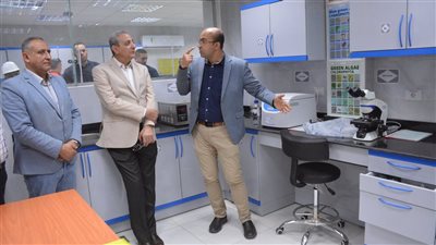 محافظ الغربية يتابع العمل بمحطة المياه المرشحة بطنطا 