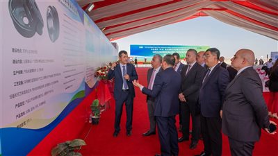 باستثمارات 82,5 مليار جنيه، وضع حجر أساس مجمع 