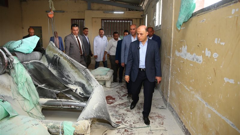 محافظ كفرالشيخ يتفقد