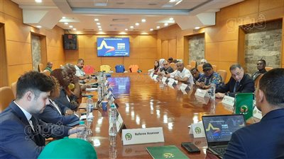 استاد هيئة قناة السويس يستضيف الاجتماع الفنى لمنتخبي تنزانيا وجنوب أفريقيا (صور) 