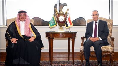 وزير الخارجية يلتقي أمين مجلس التنسيق الأعلى المصري السعودي