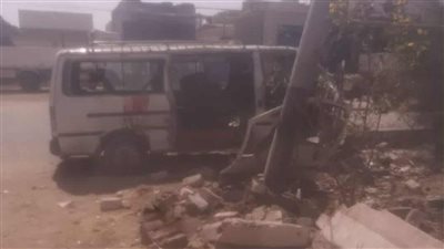 مصرع وإصابة 5 أشخاص في حادث تصادم بدائري المنيا