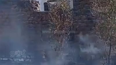 حريق يلتهم 4 منازل فى سوهاج (صور)