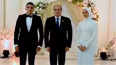 السيسي يفي بوعده لابنة شهيد ويحضر عقد قرانها، ما لا تعرفه عن الشهيد والد العروس