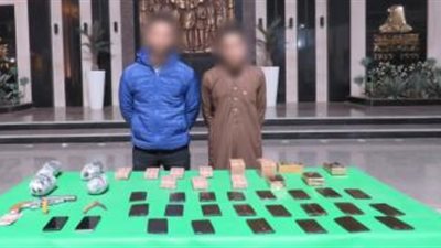 سقوط عناصر إجرامية بحوزتهم مواد مخدرة بقيمة 10 ملايين جنيه