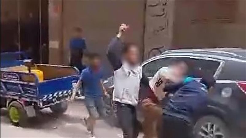 مشاجرة عنيفة بسبب