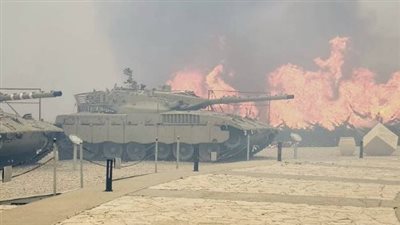 إطلاق نار مكثف من دبابات الاحتلال قرب مركز توزيع مساعدات شمال غرب رفح الفلسطينية