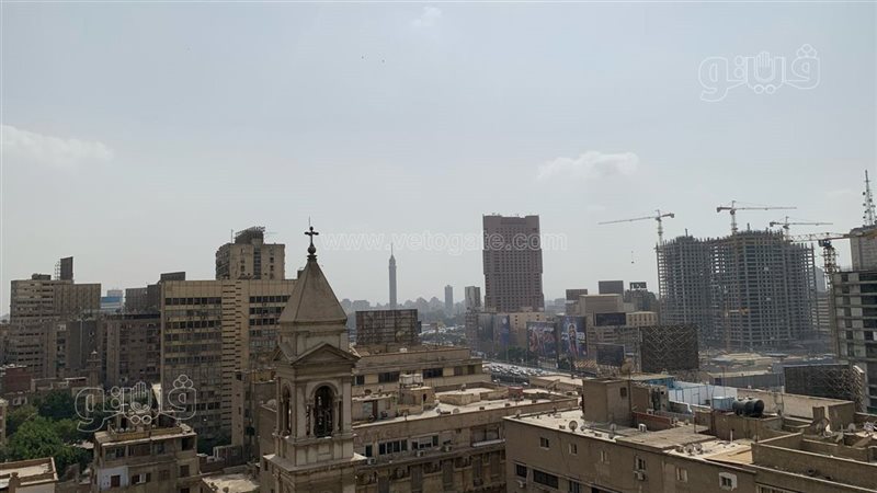 سماء وسط البلد أثناء